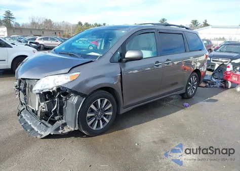 2019 Toyota Sienna Xle Premium 7 Passenger from USA, damaged, VIN 5TDDZ3DC8KS211637
